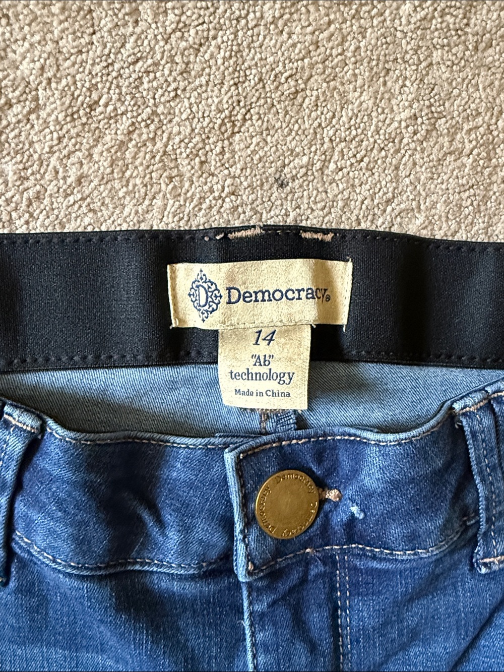 Democracy size 14 “Ab” technology jeans - Picture 2 of 5